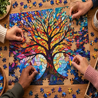 PUZZLE EN MOSAÏQUE COLORÉE 1000 PCS